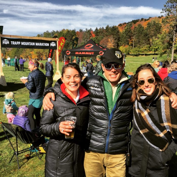Post race smiles with friends.