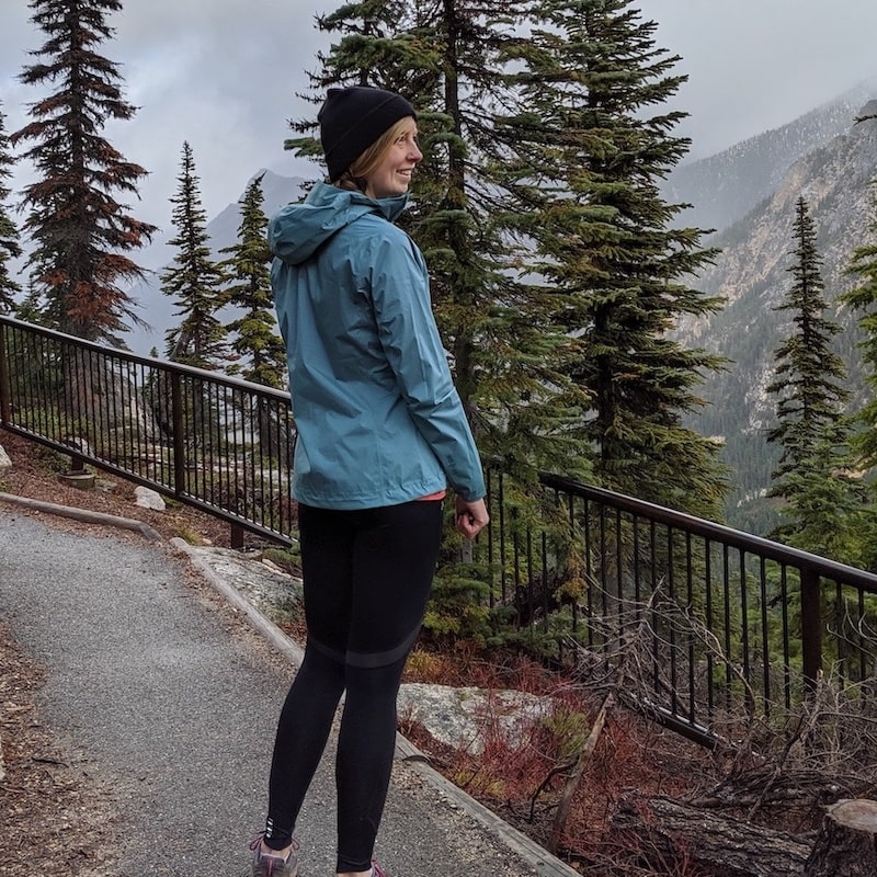 salomon rain jacket running